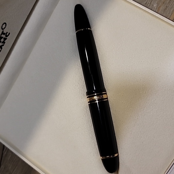 MONT BLANC MEISTERSTUCK GOLD-COATED 149 FOUNTAIN PEN - Picture 4 of 13